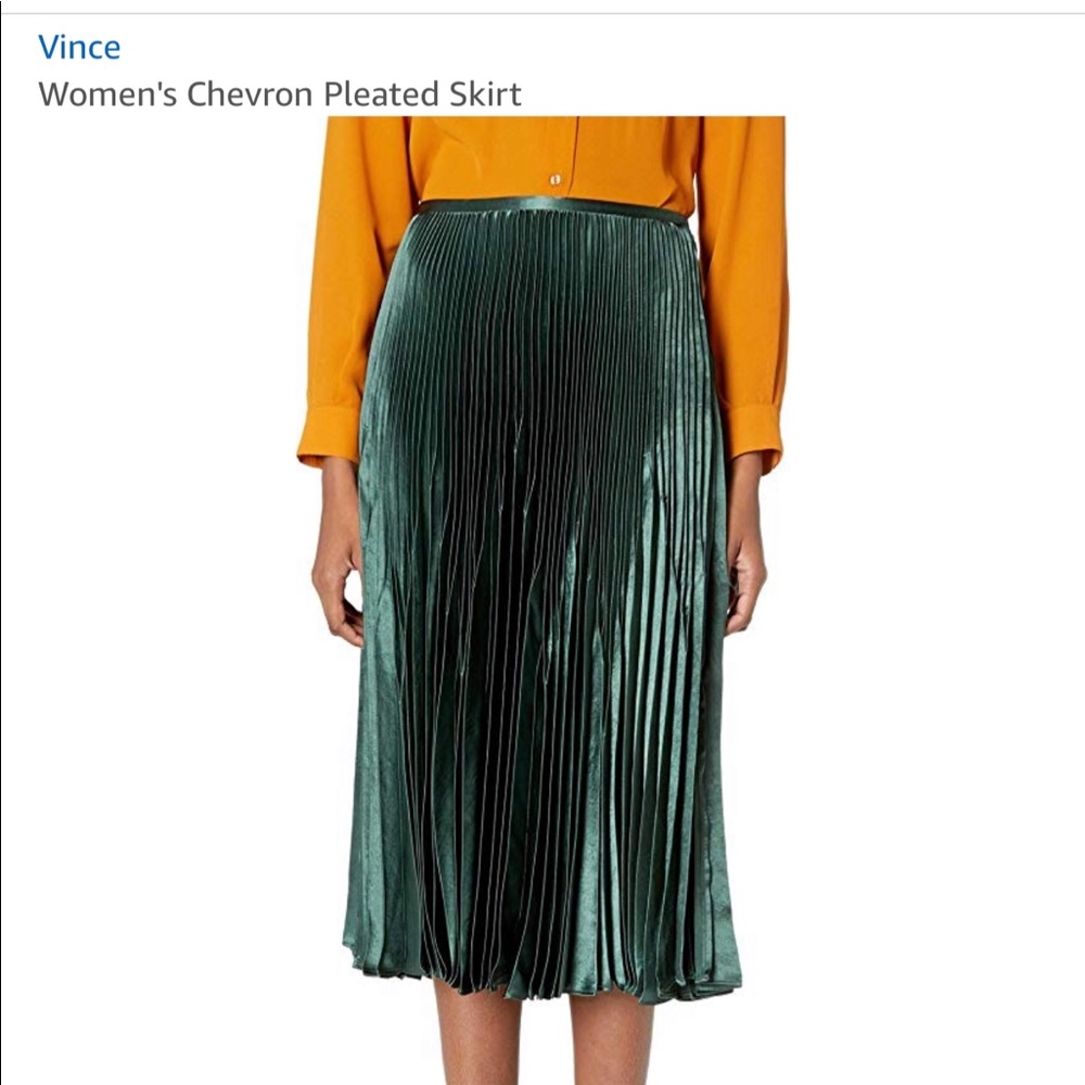 Vince women’s chevron pleated skirt